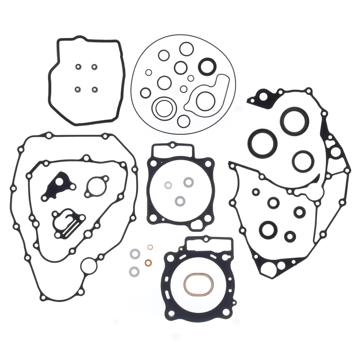Segunda imagem do produto Junta Kit Completo Crf 450r 21/26 - Crf 450rx 21/26 Athena com Retentores