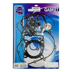 Junta Kit Completo Husqvarna Fc 250 16/22 - Fe 250 17/23 Power Mx com Borrachas