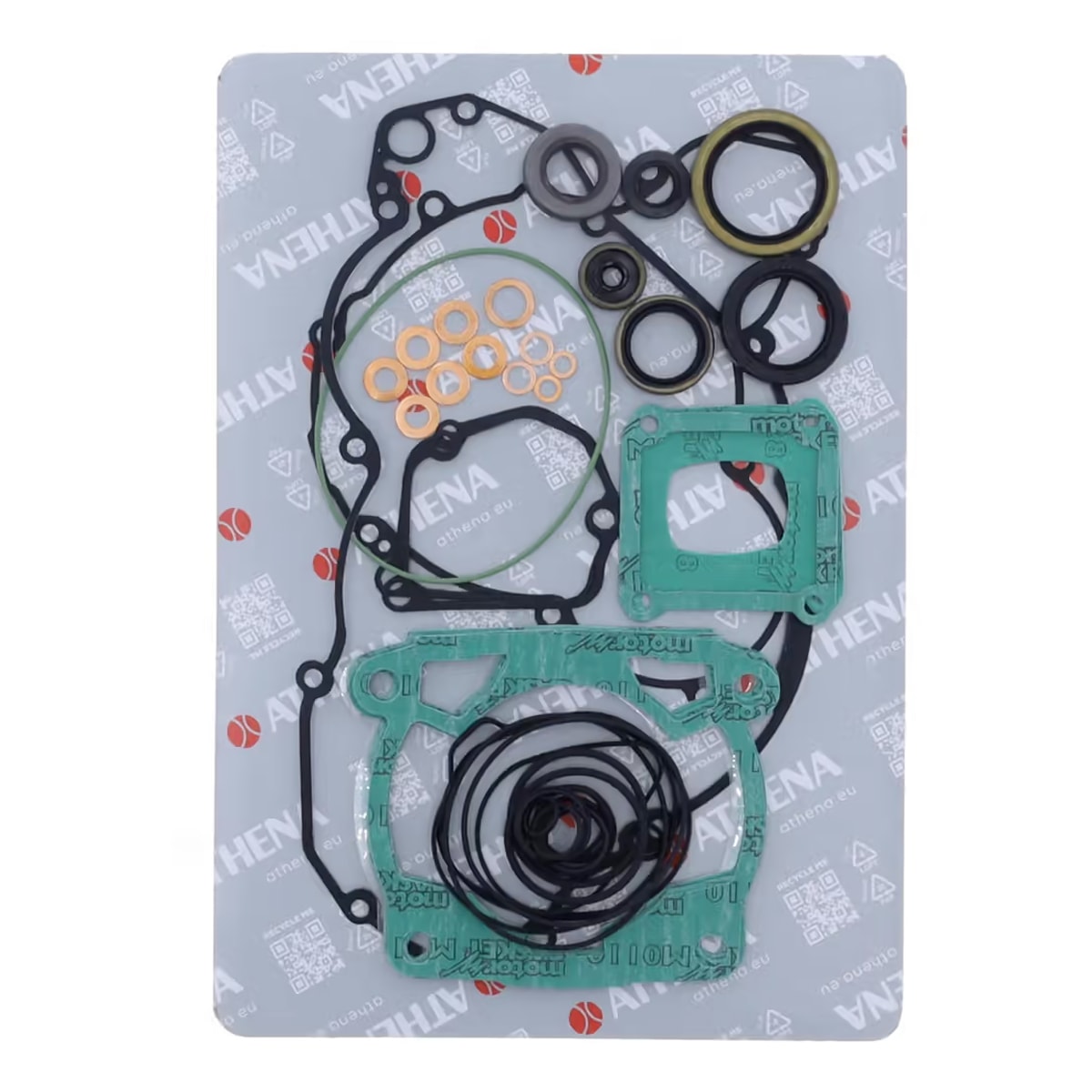 Segunda imagem do produto Junta Kit Completo Husqvarna Tc 250 23/26 - 300 25/25 2T Athena com Borrachas