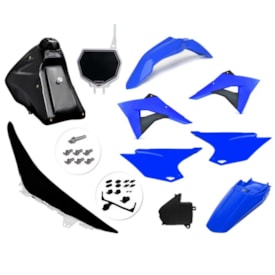 Kit Adaptável Crf 230 Amx Avtec + Number Frontal Azul