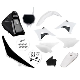 Kit Adaptável Crf 230 Amx Avtec + Number Frontal Branco
