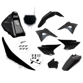 Kit Adaptável Crf 230 Amx Avtec + Number Frontal Preto