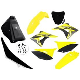 Kit Adaptável Crf 230 Biker Next Amarelo Fluor