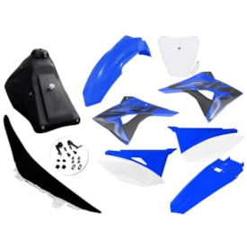 Kit Adaptável Crf 230 Biker Next Azul Branco