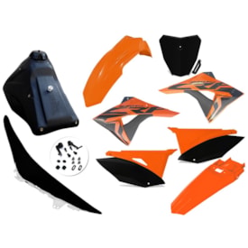 Kit Adaptável Crf 230 Biker Next Laranja Preto
