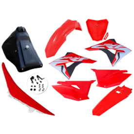 Kit Adaptável Crf 230 Biker Next Vermelho