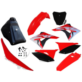 Kit Adaptável Crf 230 Biker Next Vermelho Preto