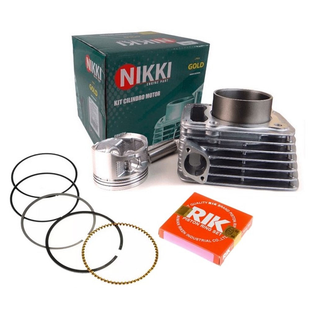 Kit Cilindro + Pistão Completo + Juntas CRF 230 Nikki Gold
