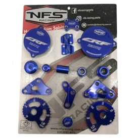 Kit De Peças Anodizadas Crf 230 15 Peças Nfs Azul