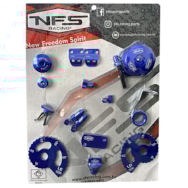 Kit de Peças Anodizadas Ttr 230 - 16 Peças Nfs Azul