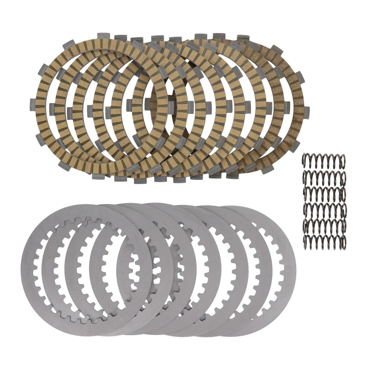 Segunda imagem do produto Kit Disco de Embreagem Gas Gas Mcf 250 21/25 - Mcf 350 23/25 + Separadores e Molas Prox