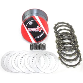Kit Disco de Embreagem Ktm 250 Sxf 06/12 - 250 Excf 07/13 + Separadores e Molas Red Dragon