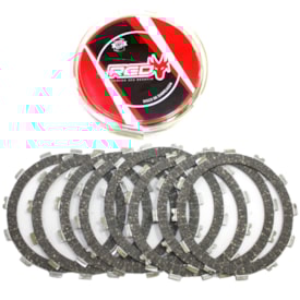 Kit Disco de Embreagem Yzf 250 08/18 - Wrf 250 15/19 Red Dragon