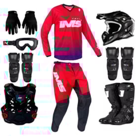 Segunda imagem do produto Kit Equipamento Completo Ims Protork Jett 9 itens