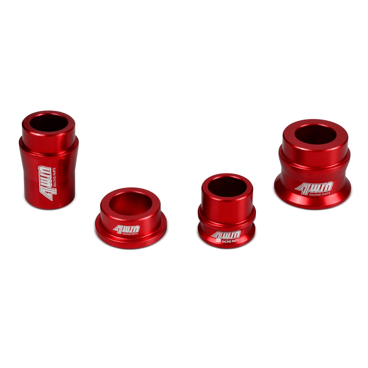 Kit Espaçadores de Roda Crf 250f 300f Dianteiro Traseiro 4win Vermelho