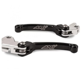 Segunda imagem do produto Kit Manete Crf 230 - Crf 250f Retrátil Amx Vermelho