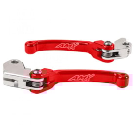Kit Manete Crf 230 - Crf 250f Retrátil Amx Vermelho
