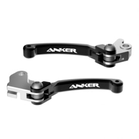 Kit Manete Crf 230 - Crf 250f Retrátil Anker Curto Preto