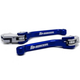 Kit Manete Crf 230 - Crf 250f Retrátil Azul Biker