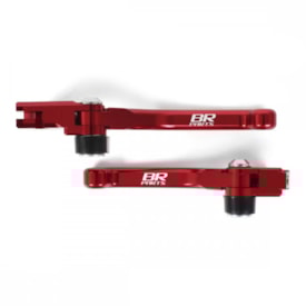 Segunda imagem do produto Kit Manete Crf 230 - Crf 250f Retrátil Br Parts 1 Way Vermelho