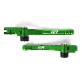 Segunda imagem do produto Kit Manete Crf 230 - Crf 250f Retrátil Br Parts Verde