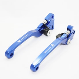 Kit Manete Crf 230 - Crf 250f Retrátil Red Dragon Azul