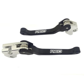 Kit Manete Crf 230 - Crf 250f Retrátil Red Dragon Xtreme Preto