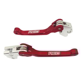 Kit Manete Crf 230 - Crf 250f Retrátil Red Dragon Xtreme Vermelho