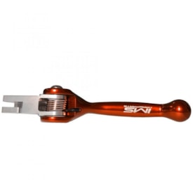 Segunda imagem do produto Kit Manete Crf 230 Retrátil Forjado Ims Laranja