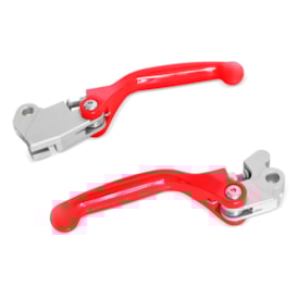 Kit Manete Crf 230f Crf 250f 300f Retrátil Biker Gp6 Vermelho