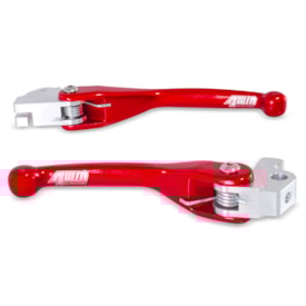 Kit Manete Crf 230f - Crf 250f - Crf 300f Retrátil 4win Vermelho