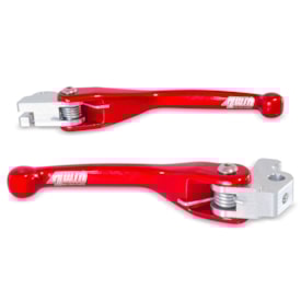 Kit Manete Crf 250r 04/06 - Crf 450r 02/06 Retrátil 4win Vermelho
