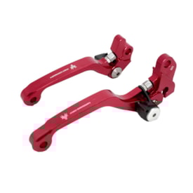 Kit Manete Crf 250r 04/06 - Crf 450r 04/06 Retrátil Red Dragon Vermelho