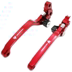 Kit Manete Crf 250r 07/21 - Crf 450r 07/21 Retrátil Red Dragon Premium Vermelho