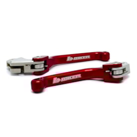 Kit Manete Crf 300f Retrátil Vermelho Biker