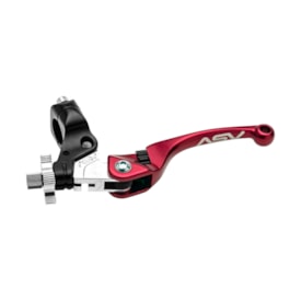 Segunda imagem do produto Kit Manete Crf 450r 09/20 - Crf 450rx 17/20 Retrátil Asv F4 Series Vermelho