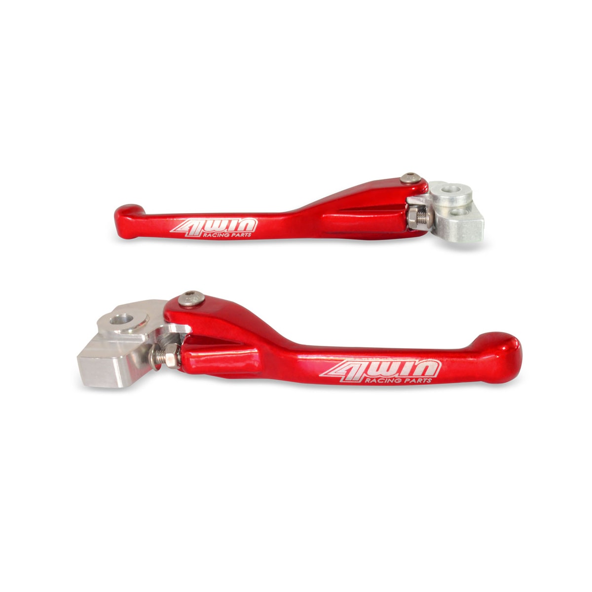 Segunda imagem do produto Kit Manete Crf 450r 450rx 21/26 Retrátil 4win Vermelho