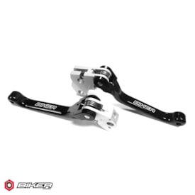 Kit Manete Drz 400 Retrátil Biker Preto