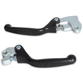 Segunda imagem do produto Kit Manete Gasgas 250 350 450 Mcf 21/23 Retrátil Biker Gp6 Preto