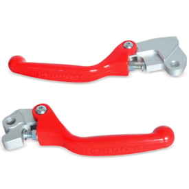 Segunda imagem do produto Kit Manete Gasgas Ec 250 21/23 - Ec 300 21/23 Retrátil Biker Gp6 Vermelho