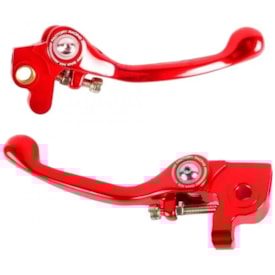 Kit Manete Gasgas Retrátil Gaia Mx Vermelho