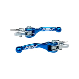 Kit Manete Husqvarna Tc 65 17/25 - Tc 85 17/25 Retrátil Asv F4 Shorty Azul