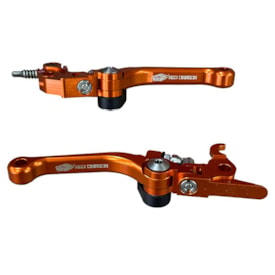 Kit Manete Ktm 00/06 Retrátil Red Dragon Laranja