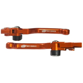 Segunda imagem do produto Kit Manete Ktm 07/13 Retrátil Red Dragon Laranja