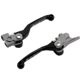 Kit Manete Ktm 125 150 250 350 450 Sx Sxf 14/26 Brembo Retrátil Zeta Pivot Set Preto