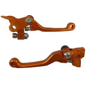 Kit Manete Ktm 14/19 Retrátil Red Dragon Laranja