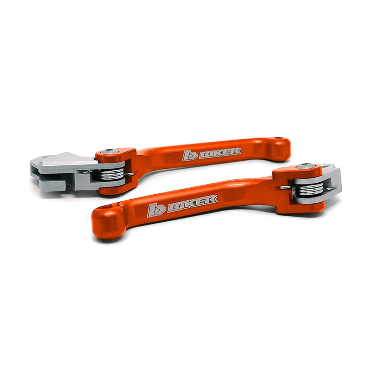 Kit Manete Ktm 150 250 300 350 450 Exc Excf 14/26 Retrátil Biker Laranja