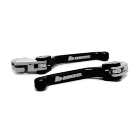 Kit Manete Ktm 150 250 300 350 450 Exc Excf 14/26 Retrátil Biker Preto