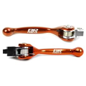 Kit Manete Ktm 65 Sx 04/11 - 85 Sx 04/11 Retrátil Br Parts Laranja
