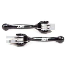 Kit Manete Kx 80 90/00 - Kx 85 01/22 - Kx 100 95/22 Retrátil Br Parts Preto